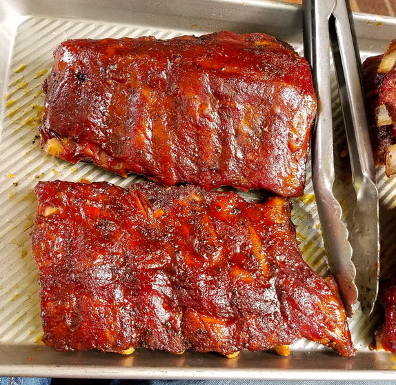 A picture containing food, indoor, dish, barbecue

Description automatically generated