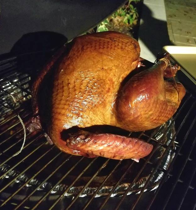 A close up of food on a grill

Description automatically generated